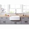 Gourmetier GKFA30229 Solid Surface 30" x 22" Farmhouse Sgl Bowl Kitchen Sink, Wht GKFA30229 - alternate 4